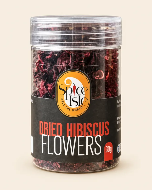 Dried Hibiscus Flowers 30g jar